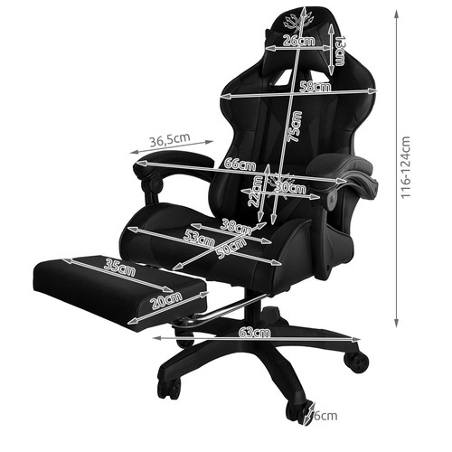 Gaming stolica Black