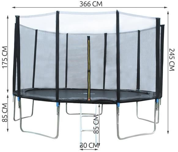 Trampolin 245x366cm